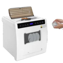 Bordopvaskemaskine, 1100W, 220V, 4-6 Personers Kapacitet, Touchscreen Betjening Online