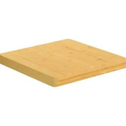 Skærebrætter>Bordplade i bambus 50x50 cm - Slidstærk og alsidig | Farve: Natur | Størrelse: 50x50x4 cm