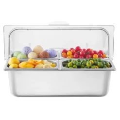 Bordpladedispenserbakke til Madservering, 4 Pande, Egnet til Krydderier Best