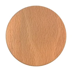 Bordskåner, Lyst Træ - Rund - Nr. 1