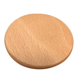 Bordskåner, Lyst Træ - Rund - Nr. 1