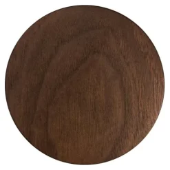 Bordskåner, Mørkt Træ - Rund - Nr. 1 Clearance