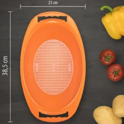 Borner drypbakke til V5 PowerLine grøntsags rivejern i hvid - sigteindsats til afdrypning Sale