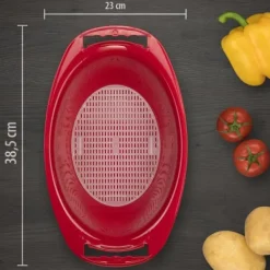 Borner drypbakke til V5 PowerLine grøntsags rivejern i hvid - sigteindsats til afdrypning Sale