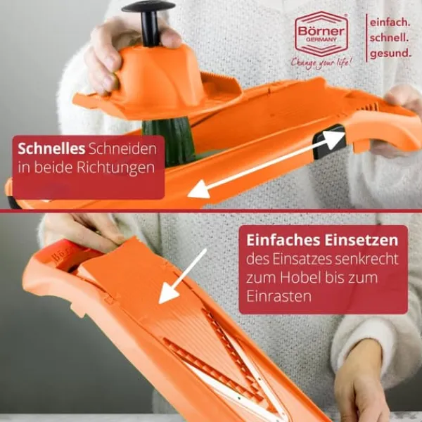 Mixere & Blendere>Borner grøntsagsskærer V5 Powerline professionelt sæt agurkeskæremaskine kålskærer pommes frites udskærer grøntsagsskærer frugt rivejern vegansk