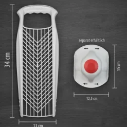 Borner Powerline rivejern Grøntsags rivejern Frugt rivejern Oste rivejern Chokolade rivejern Ingefær udstikker Brødkrummer Best