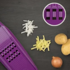 Borner Rösti Powerline rivejern Swiss Rösti Grøntsagsskærer Grøntsagsrivven Køkkenhjælper Kartoffelskutter med frugtholder Clearance