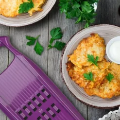 Borner Rösti Powerline rivejern Swiss Rösti Grøntsagsskærer Grøntsagsrivven Køkkenhjælper Kartoffelskutter med frugtholder Clearance