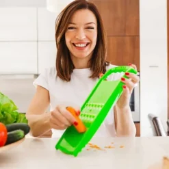 Borner Rösti Powerline rivejern Swiss Rösti Grøntsagsskærer Grøntsagsrivven Køkkenhjælper Kartoffelskutter med frugtholder Clearance