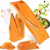 Mixere & Blendere>Borner V1 grøntsags rivejern professionelt sæt grøntsagsskærer agurk udskærer grøntsagsskærer kartoffelskutter gulerod rivejern frugt rivejern kålskær | CDON