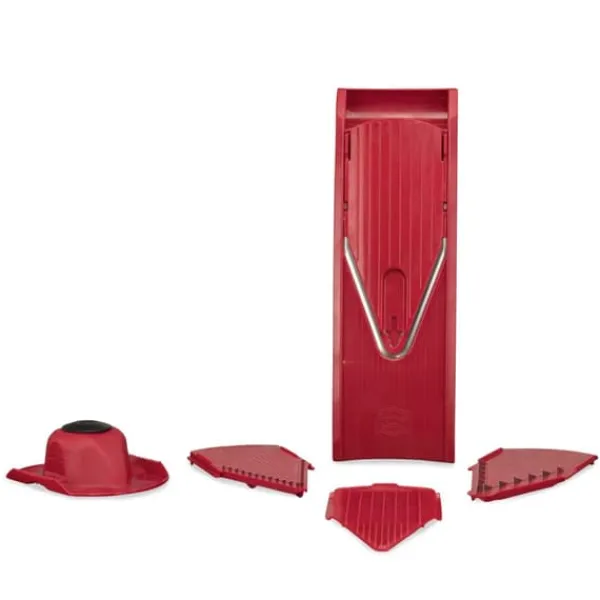 Borner V1 grøntsagsskærer startsæt, kartoffelskiver, agurkeskæremaskine, grøntsagsskærer, køkkenriv, pommes frites, frugtriv, kålskærer Outlet