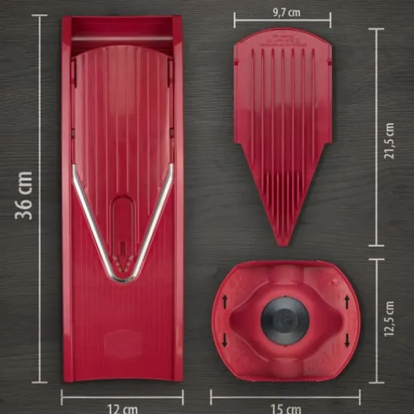 Borner V1 grøntsagsskærer startsæt, kartoffelskiver, agurkeskæremaskine, grøntsagsskærer, køkkenriv, pommes frites, frugtriv, kålskærer Outlet