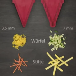 Borner V1 grøntsagsskærer startsæt, kartoffelskiver, agurkeskæremaskine, grøntsagsskærer, køkkenriv, pommes frites, frugtriv, kålskærer Outlet
