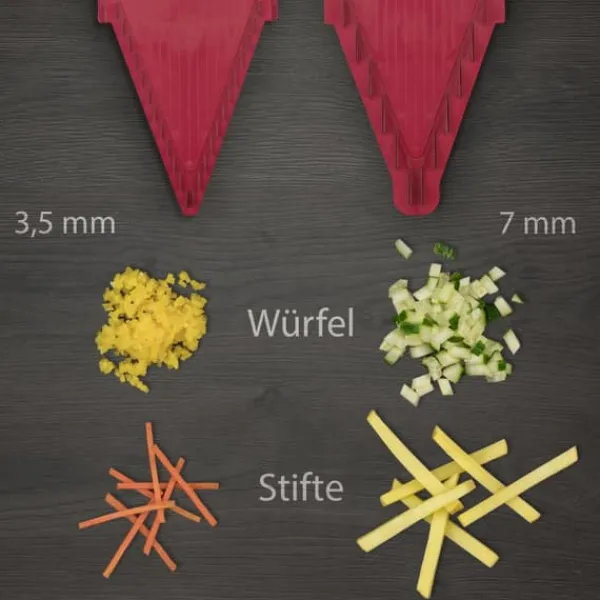 Borner V1 grøntsagsskærer startsæt, kartoffelskiver, agurkeskæremaskine, grøntsagsskærer, køkkenriv, pommes frites, frugtriv, kålskærer Outlet