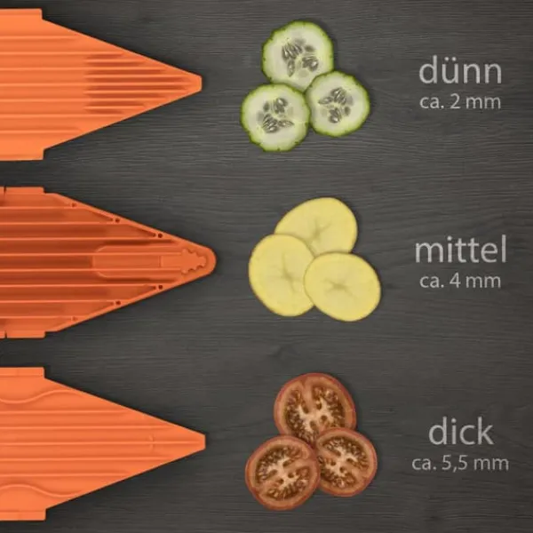 Borner V1 grøntsagsskærer startsæt, kartoffelskiver, agurkeskæremaskine, grøntsagsskærer, køkkenriv, pommes frites, frugtriv, kålskærer Outlet
