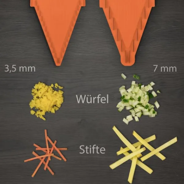 Borner V1 grøntsagsskærer startsæt, kartoffelskiver, agurkeskæremaskine, grøntsagsskærer, køkkenriv, pommes frites, frugtriv, kålskærer Outlet
