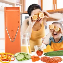 Borner V1 grøntsagsskærer startsæt, kartoffelskiver, agurkeskæremaskine, grøntsagsskærer, køkkenriv, pommes frites, frugtriv, kålskærer Outlet