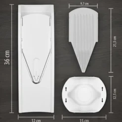 Mixere & Blendere>Borner V1 grøntsagsskærer startsæt, kartoffelskiver, agurkeskæremaskine, grøntsagsskærer, køkkenriv, pommes frites, frugtriv, kålskærer