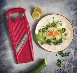 Borner Wave Waffle PowerLine grøntsagsskærer - BPA-fri bølgeskærer vaffelskærer grøntsagsskærer grøntsagsskærer Hot