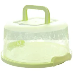 Bærbar Cupcake Carrier Madopbevaringsboks med Håndtag Transparent Kageæske Discount