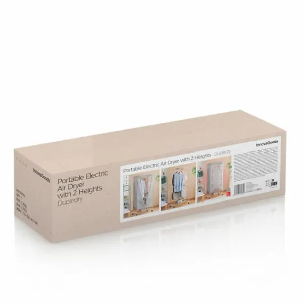 Tørreskab>Bærbar elektrisk tørretumbler med 2 højder Dupledry InnovaGoods 1200 W