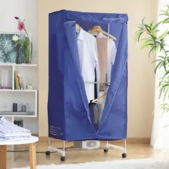 Bærbar elektrisk tørretumbler med 2 højder Dupledry Blue InnovaGoods 1200 W Online