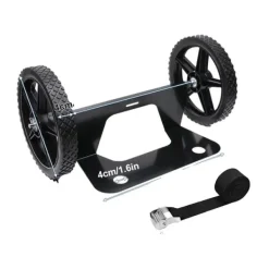 Køleskabe>Bærbar Hjul Sæt, Isoleret Køleskabs Kompatibilitet, Kompakte Dimensioner,Sort