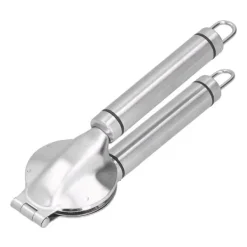 Mad-Knækkere>Bærbar krydsformet rustfri stålåbner i valnød til brug i hjemmet og på restauranten