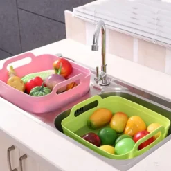 Bærbar Opvaskebalje med Håndtag Pakke med 2 stk. - Grå Sale