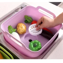 Bærbar Opvaskebalje med Håndtag Pakke med 2 stk. - Grå Sale