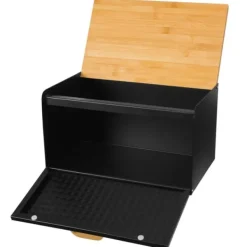 Brødbager i stål med trælåg 2707 Hot