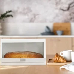 Brødkasser & Brødposer>Brødkasse, rustfrit stål, 20,5x34,5x23,5 cm