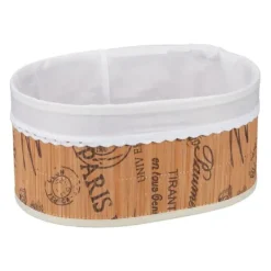 Brødkurv, Bambus, 16x34x23,5 cm, Natur Discount