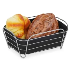 Brødkurv, Metal, 17x23.5x10 cm