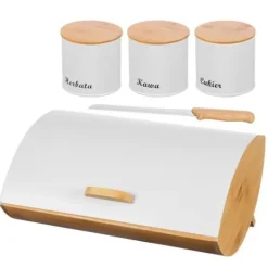 BRØDRYG MED ET SÆT BEHOLDERE OG EN KNIV 2702 Discount