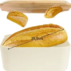 BRØDÆSKE MED BAMBUSPREDE, CREME 259303 Online