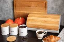 BRØDÆSKE MED BEHOLDERE 2705 hvid