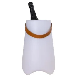 Bristol lampe vinkøler genopladelig hvid. New