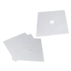 Brænderbeskyttelsessæt til komfur - Non-stick beskyttelsesmåtter til gaskomfur - 4 dele, sølv, 27x27 cm Online