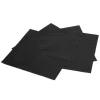 Brænderbeskyttere til gaskomfur - Sæt med 4, non-stick oliebeskyttelsesmåtter (sort) Outlet