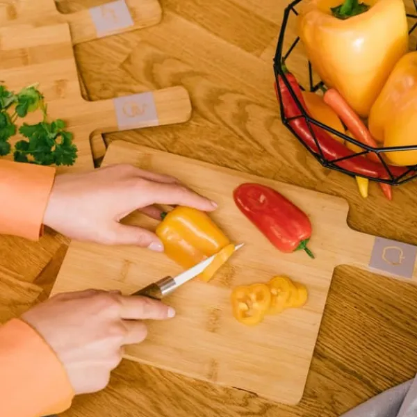 Brætsæt | BAMBUS | med håndtag | 4 stk. | 812960 Hot