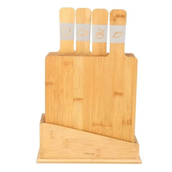 Brætsæt | BAMBUS | med håndtag | 4 stk. | 812960 Hot