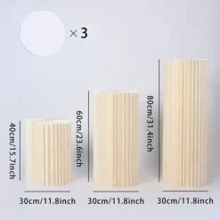 Buffet Stiger, Klar PVC Materiale, Robust og Elegant Design,hvid 40 60 80 Discount