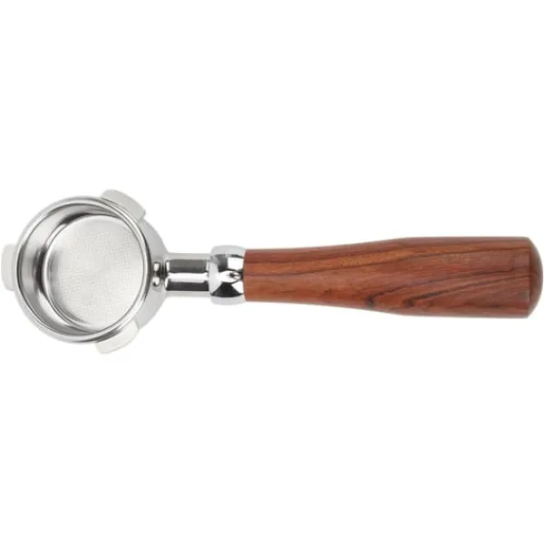 Bundløs portafilter i rustfrit stål, håndholdt, nøgen portafilter til Breville 8-serie kaffemaskine, 54 mm E-cirkulært mønster, siamesisk palisander | CDON Hot