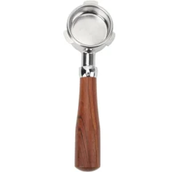 Bundløs portafilter i rustfrit stål, håndholdt, nøgen portafilter til Breville 8-serie kaffemaskine, 54 mm E-cirkulært mønster, siamesisk palisander | CDON Hot