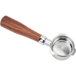 Bundløs portafilter i rustfrit stål, håndholdt, nøgen portafilter til Breville 8-serie kaffemaskine, 54 mm E-cirkulært mønster, siamesisk palisander | CDON Hot