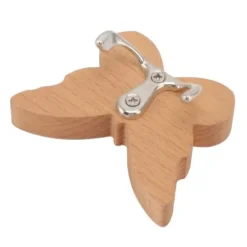 Butterfly træ vægkrog til frakker, tøj, hatte og håndklæder Discount