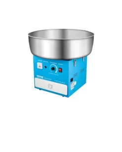 Candyflossmaskine, 20,5 tommer rustfrit stålskål, høj effekt 1200W,Blå Clearance