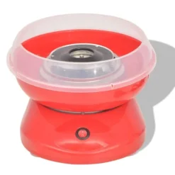 Candyfloss-maskine 480 W - Perfekt til fødselsdagsfester | Farve: Rød Clearance