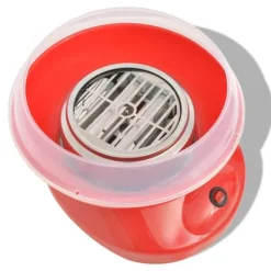 Candyfloss-maskine 480 W - Perfekt til fødselsdagsfester | Farve: Rød Clearance